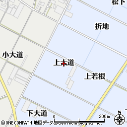愛知県豊橋市下条東町上大道周辺の地図