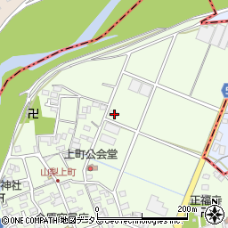 静岡県袋井市上山梨1225周辺の地図