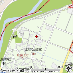 静岡県袋井市上山梨1118周辺の地図