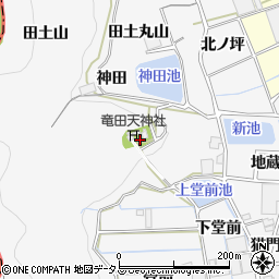 愛知県蒲郡市西浦町上堂前周辺の地図