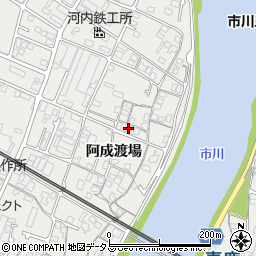 兵庫県姫路市飾磨区阿成渡場1013周辺の地図