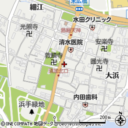 兵庫県姫路市飾磨区須加2周辺の地図