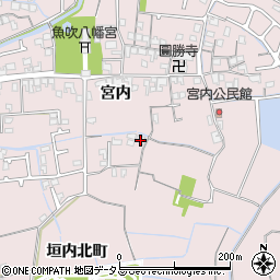 兵庫県姫路市網干区宮内120周辺の地図