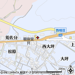 幡豆鳥羽簡易郵便局周辺の地図