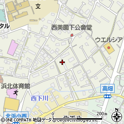 静岡県浜松市浜名区西美薗244周辺の地図