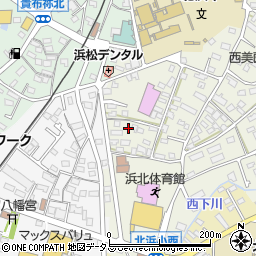 静岡県浜松市浜名区西美薗138-5周辺の地図