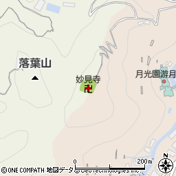 妙見寺周辺の地図