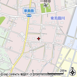 静岡県浜松市浜名区東美薗525周辺の地図