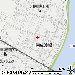 兵庫県姫路市飾磨区阿成渡場1026周辺の地図
