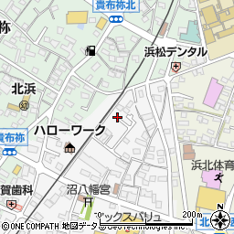 静岡県浜松市浜名区沼301周辺の地図