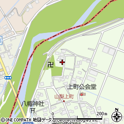 静岡県袋井市上山梨1304-11周辺の地図