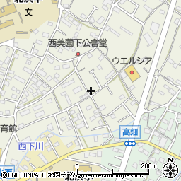 静岡県浜松市浜名区西美薗315-15周辺の地図