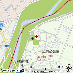 静岡県袋井市上山梨1304-10周辺の地図