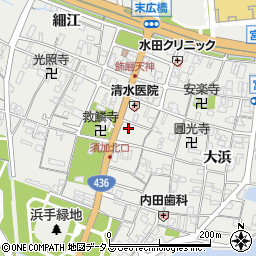 兵庫県姫路市飾磨区天神26周辺の地図