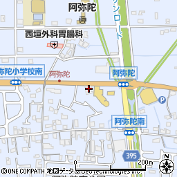 兵庫県高砂市阿弥陀町阿弥陀1203-1周辺の地図