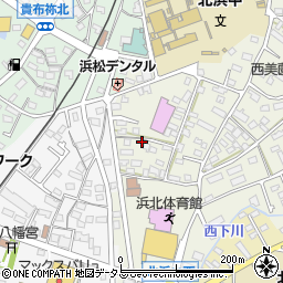 静岡県浜松市浜名区西美薗138周辺の地図