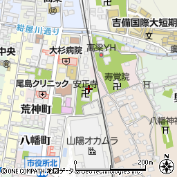 岡山県高梁市向町周辺の地図