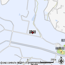 愛知県知多郡美浜町時志講田周辺の地図