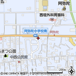兵庫県高砂市阿弥陀町阿弥陀1140周辺の地図