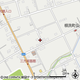 静岡県浜松市中央区根洗町1013周辺の地図