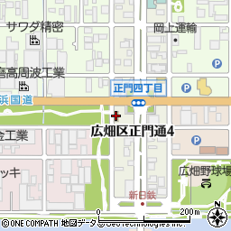 ファミリーマート姫路広畑店周辺の地図
