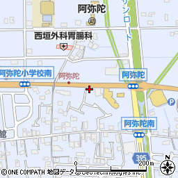 兵庫県高砂市阿弥陀町阿弥陀1215-4周辺の地図