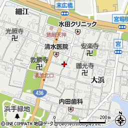 兵庫県姫路市飾磨区天神21周辺の地図