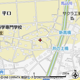 静岡県浜松市浜名区平口1920周辺の地図