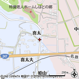 愛知県西尾市吉良町乙川喜太夫22周辺の地図