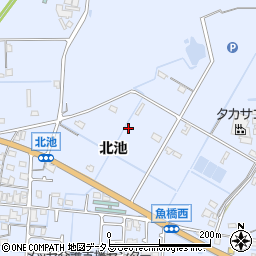 兵庫県高砂市阿弥陀町北池周辺の地図