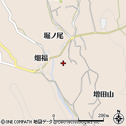 京都府相楽郡和束町白栖増田山周辺の地図