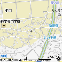 静岡県浜松市浜名区平口1923周辺の地図