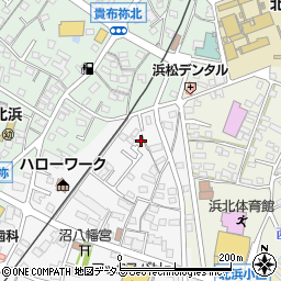 静岡県浜松市浜名区沼350周辺の地図