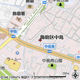 兵庫県姫路市飾磨区中島619周辺の地図