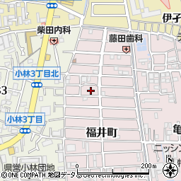 福井公園周辺の地図