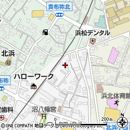 静岡県浜松市浜名区沼303周辺の地図