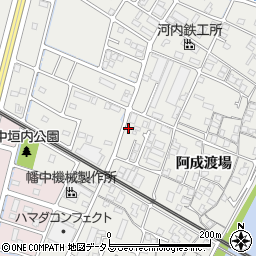 兵庫県姫路市飾磨区阿成渡場1083周辺の地図