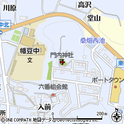 門内神社周辺の地図
