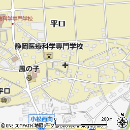 静岡県浜松市浜名区平口1988周辺の地図