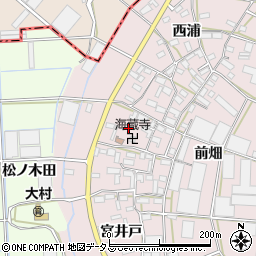 愛知県豊橋市長瀬町郷西周辺の地図