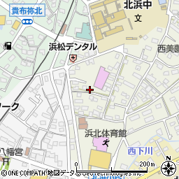 静岡県浜松市浜名区西美薗138-2周辺の地図