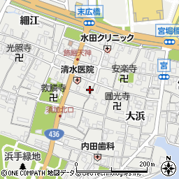 兵庫県姫路市飾磨区天神4周辺の地図