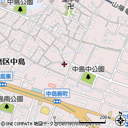 兵庫県姫路市飾磨区中島810周辺の地図