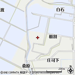 愛知県豊橋市石巻本町櫃割周辺の地図