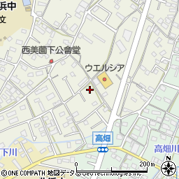 静岡県浜松市浜名区西美薗326周辺の地図