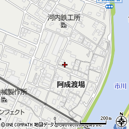 兵庫県姫路市飾磨区阿成渡場1027周辺の地図