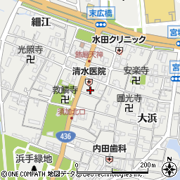 兵庫県姫路市飾磨区天神15周辺の地図