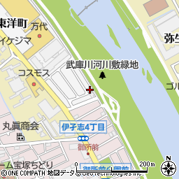 兵庫県宝塚市東洋町10-11周辺の地図