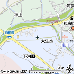 京都府和束町（相楽郡）南（大生水）周辺の地図