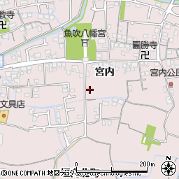 兵庫県姫路市網干区宮内147周辺の地図